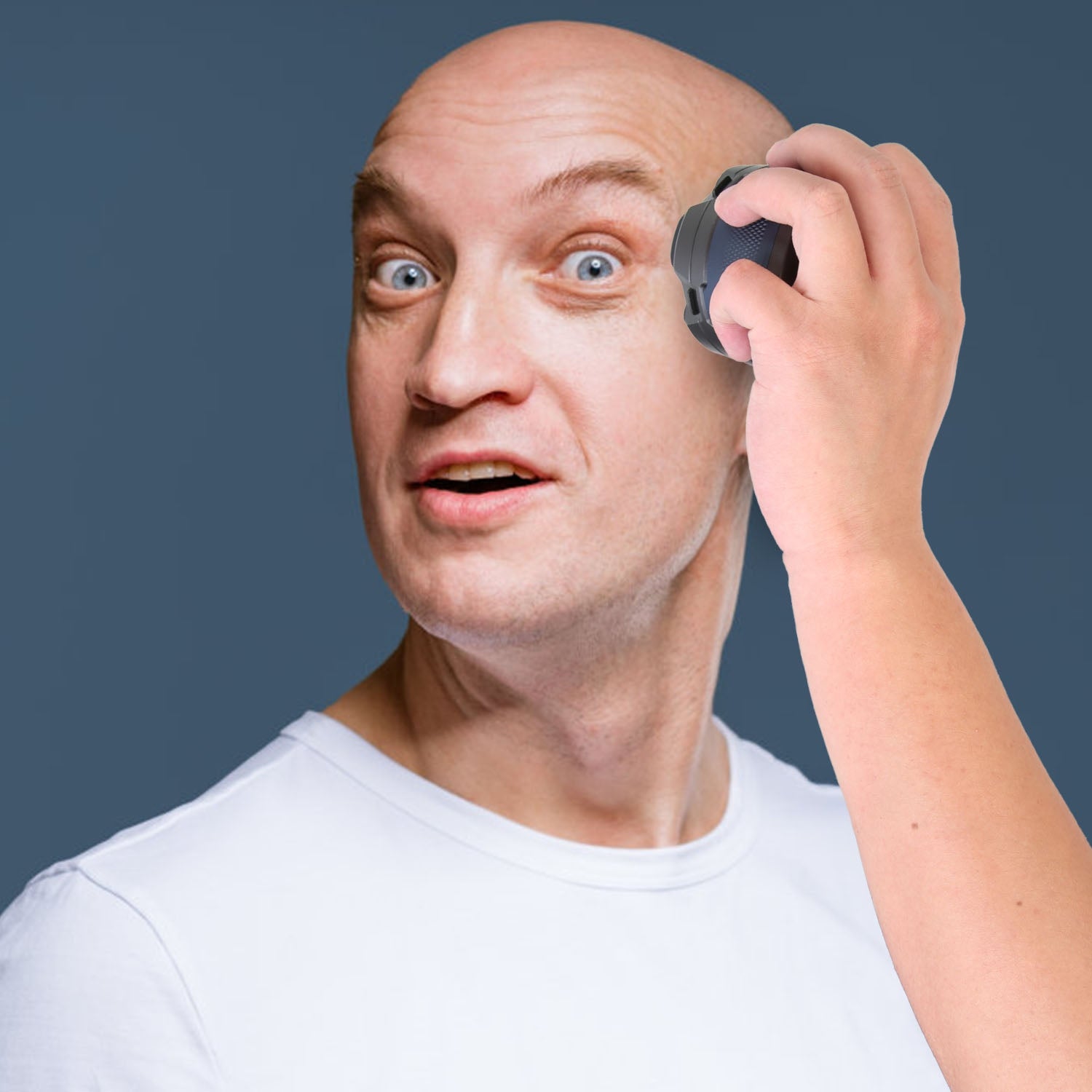 1Pc Cordless Electric Head Shaver For Men 6D Magnetic Floating Head Bald Man - Opaline Glam Beauty