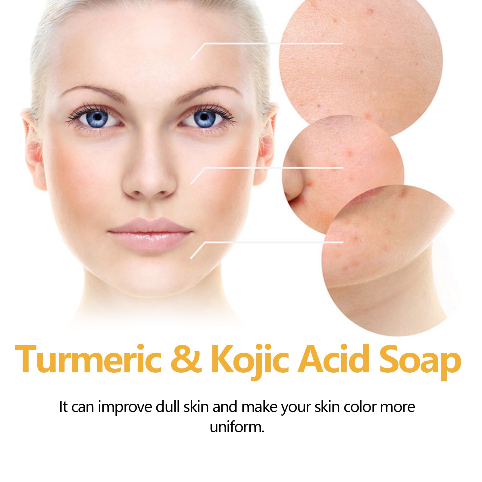 Turmeric & Kojic Acid Soap – Brighten & Even Skin Tone
