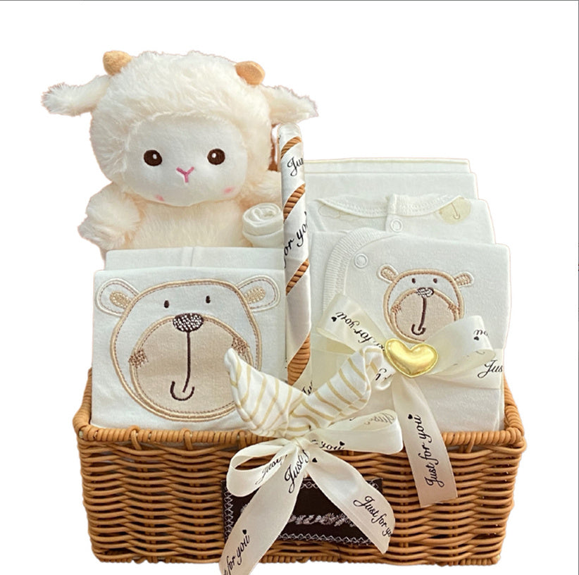 Newborn Boy Baby Clothes Set Gift Box Autumn And Winter - Opaline Glam Beauty
