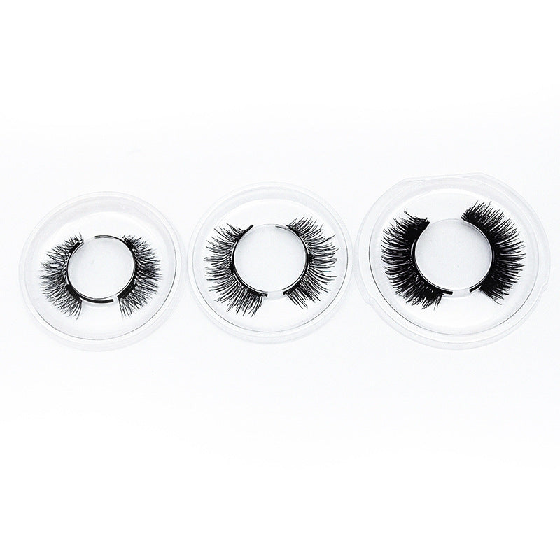 Three Pairs Of Quantum Magnetic False Eyelashes - Opaline Glam Beauty