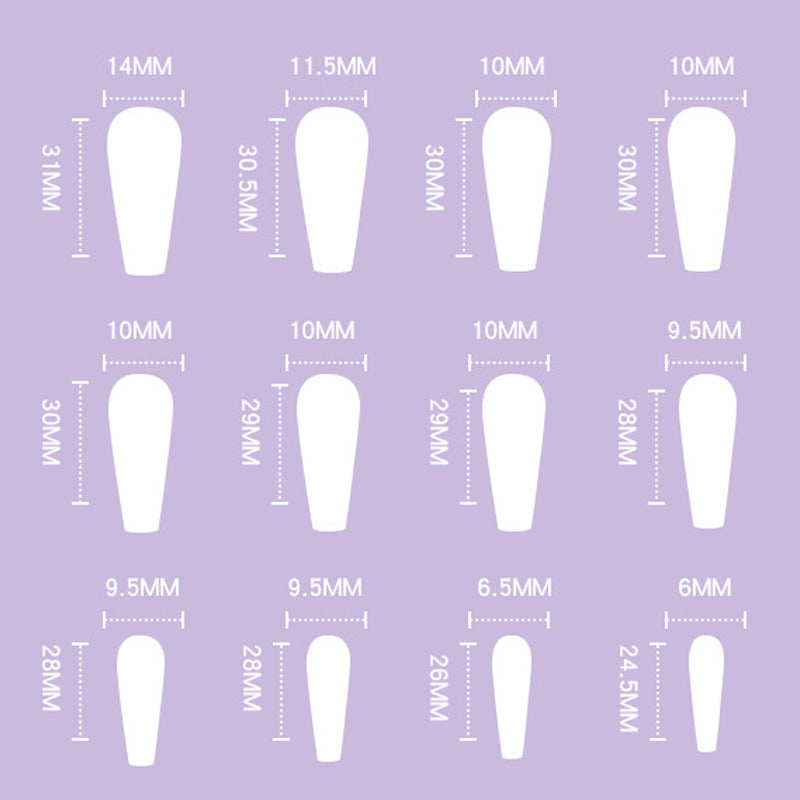 Detachable Press-On False Nails – Artistic Fingernail Tips - Opaline Glam Beauty