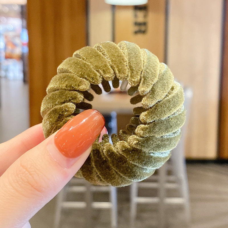 Women’s Hollow Hair Circle Hairpin – Ponytail Headdress - Opaline Glam Beauty