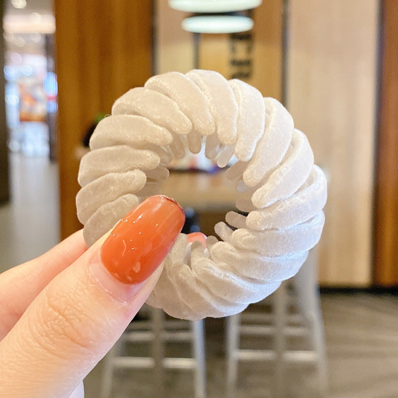 Women’s Hollow Hair Circle Hairpin – Ponytail Headdress - Opaline Glam Beauty