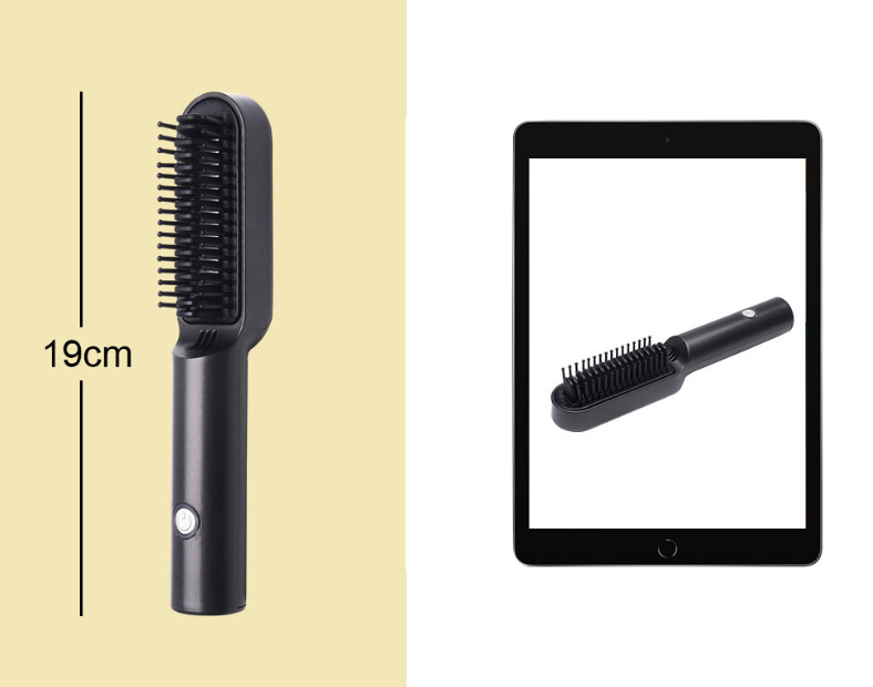 Wireless Hair Straightening Iron with USB Charging - Opaline Glam Beauty