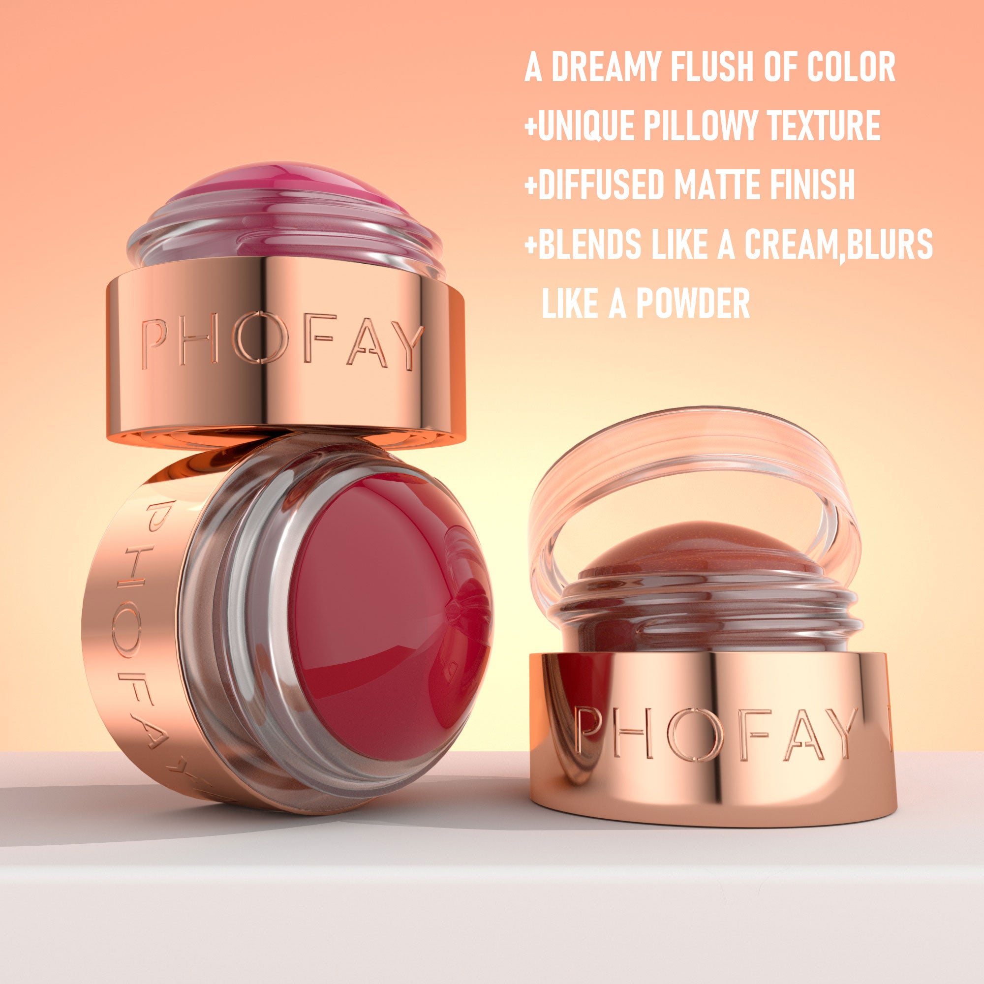 PHOFAY Mousse Blush Cream