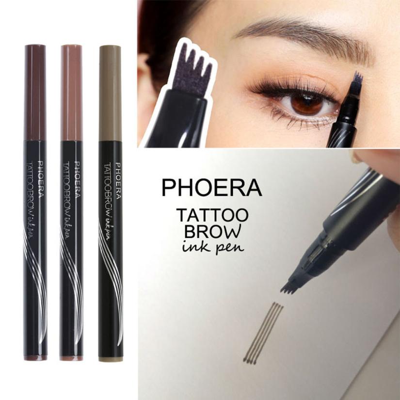 New Long Lasting Ultra-Fine Four-Comb Eyebrow Pencil - Opaline Glam Beauty