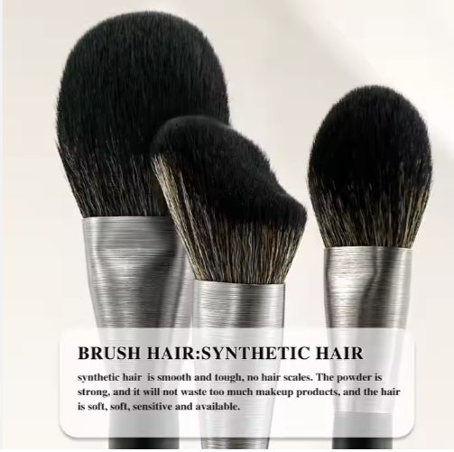 BEILI 10-Piece Wood Handle Makeup Brush Set