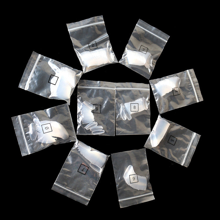 500 transparent natural fake nails - Opaline Glam Beauty