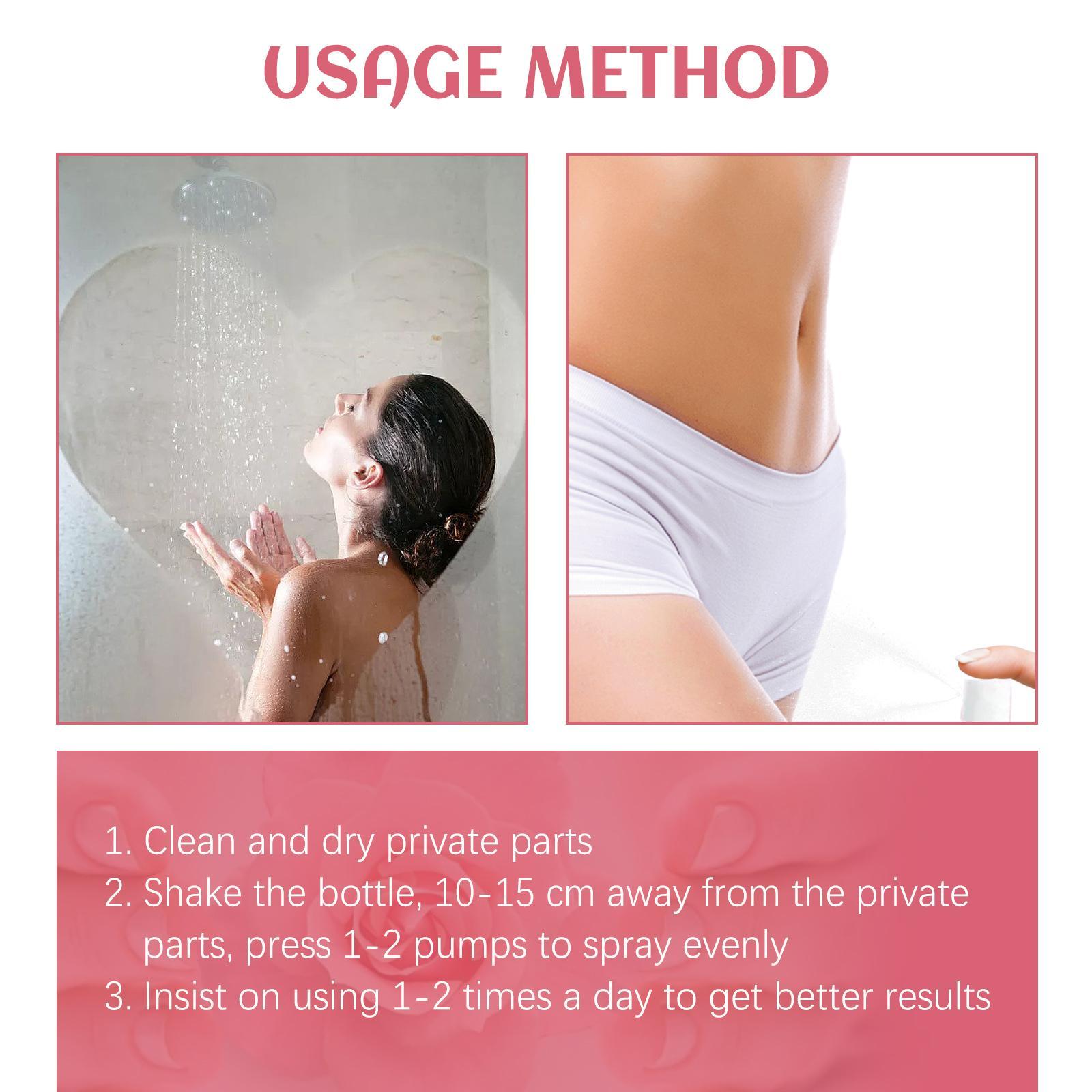 Female Body Care Spray, Anti-itching And Deodorizing, Gentle Cleaning - Opaline Glam Beauty