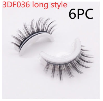 Reusable 3D Mink Lashes Natural False Eyelashes Self Adhesive - Opaline Glam Beauty