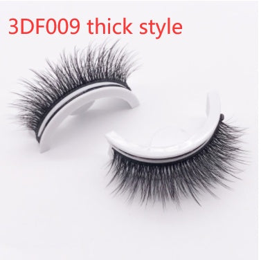 Reusable 3D Mink Lashes Natural False Eyelashes Self Adhesive - Opaline Glam Beauty