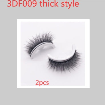 Reusable 3D Mink Lashes Natural False Eyelashes Self Adhesive - Opaline Glam Beauty