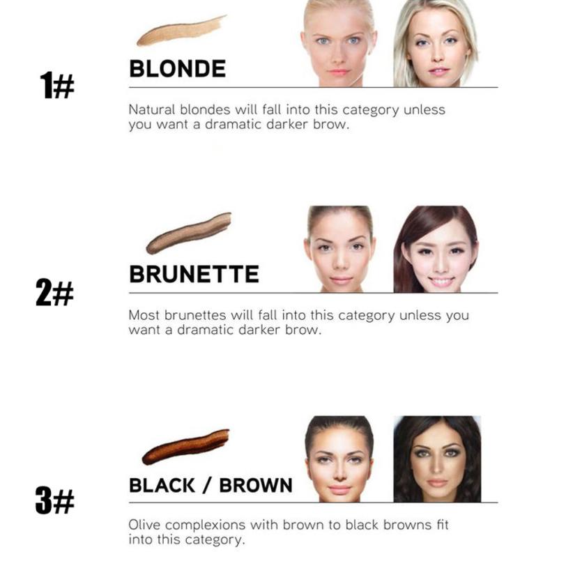 New Long Lasting Ultra-Fine Four-Comb Eyebrow Pencil - Opaline Glam Beauty