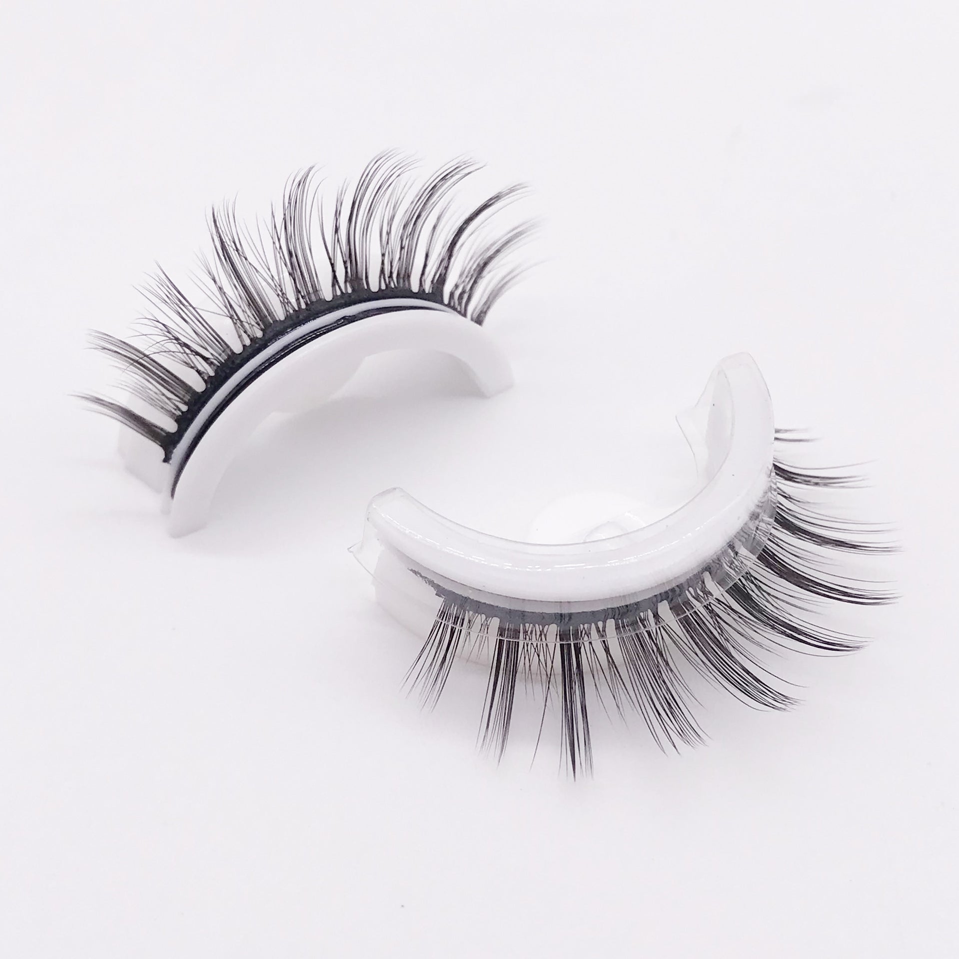 Reusable 3D Mink Lashes Natural False Eyelashes Self Adhesive - Opaline Glam Beauty