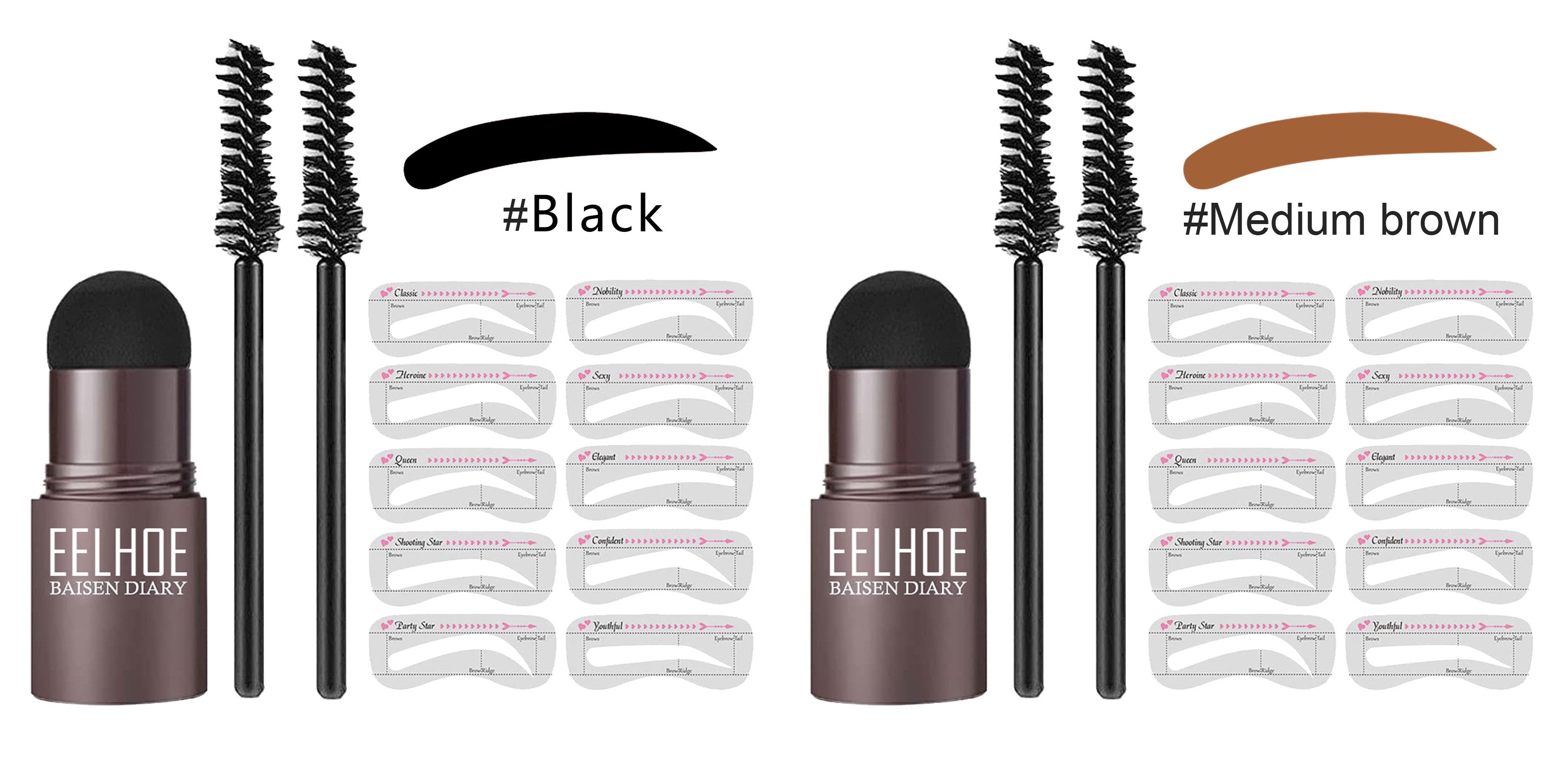 Eyebrow Mold Set Makeup Powder - Opaline Glam Beauty