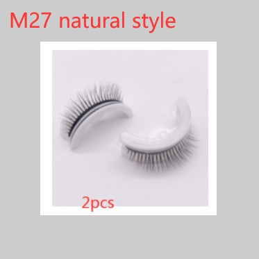 Reusable 3D Mink Lashes Natural False Eyelashes Self Adhesive - Opaline Glam Beauty