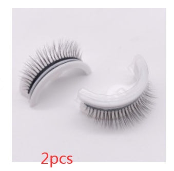 Reusable 3D Mink Lashes Natural False Eyelashes Self Adhesive - Opaline Glam Beauty