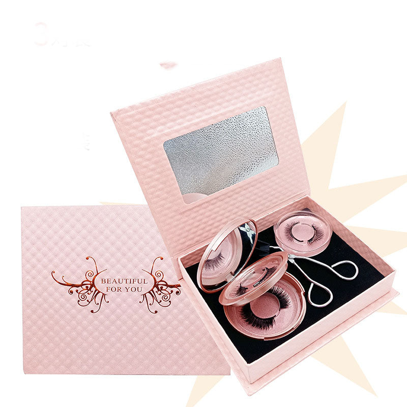 Three Pairs Of Quantum Magnetic False Eyelashes - Opaline Glam Beauty
