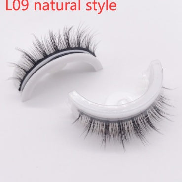 Reusable 3D Mink Lashes Natural False Eyelashes Self Adhesive - Opaline Glam Beauty