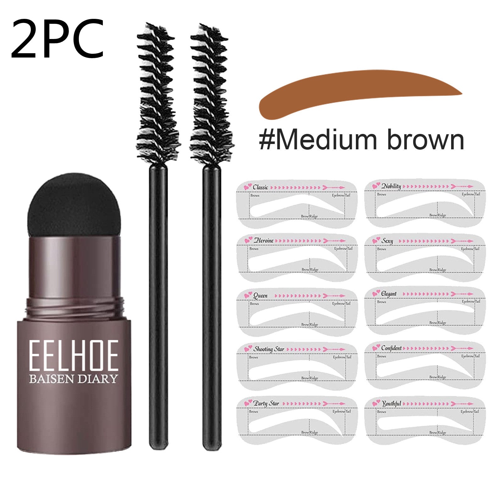 Eyebrow Mold Set Makeup Powder - Opaline Glam Beauty