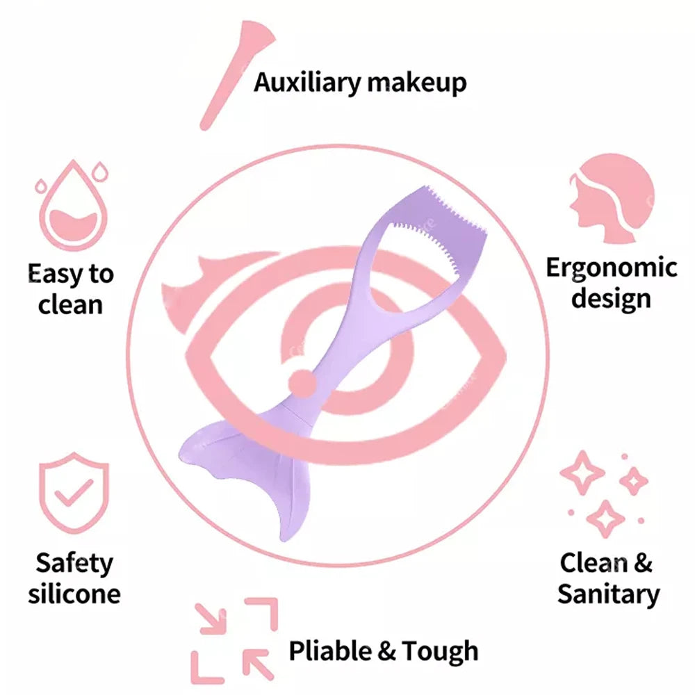 Eyeliner Aid & Eyelash Makeup Guide Tool