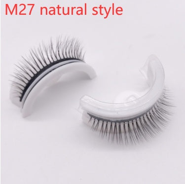 Reusable 3D Mink Lashes Natural False Eyelashes Self Adhesive - Opaline Glam Beauty