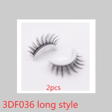 Reusable 3D Mink Lashes Natural False Eyelashes Self Adhesive - Opaline Glam Beauty
