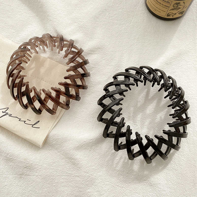 Women’s Hollow Hair Circle Hairpin – Ponytail Headdress - Opaline Glam Beauty