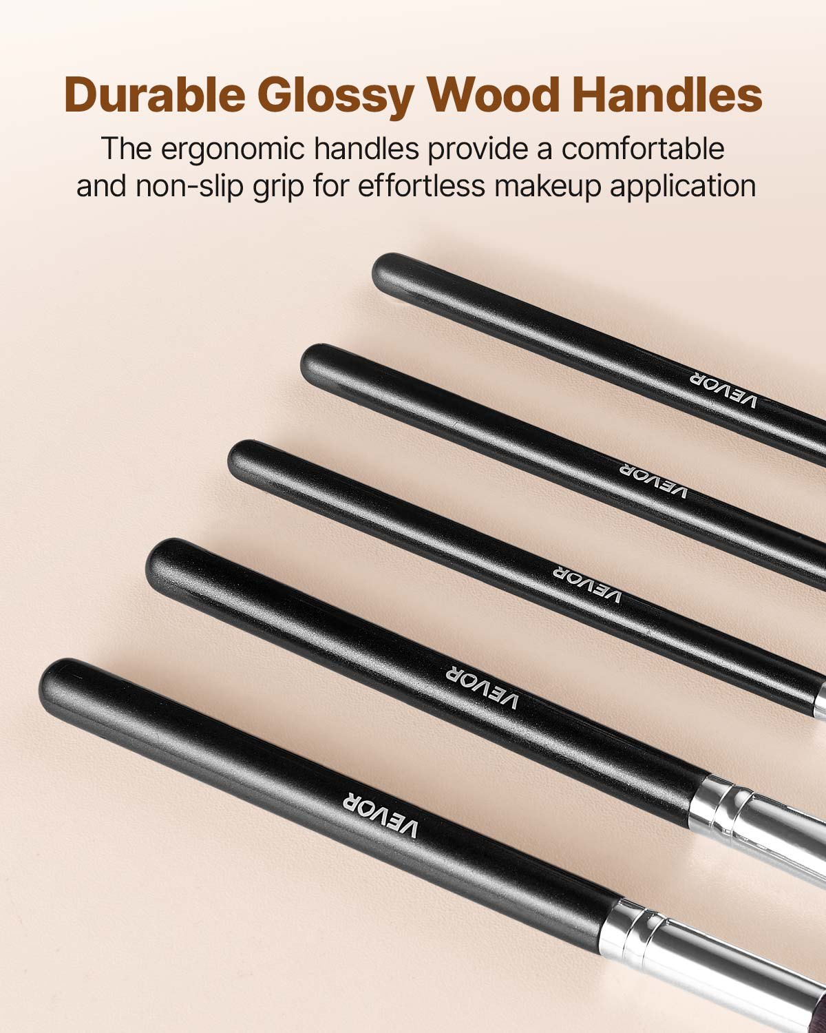 34-Piece Professional Makeup Brush Set with Travel Case