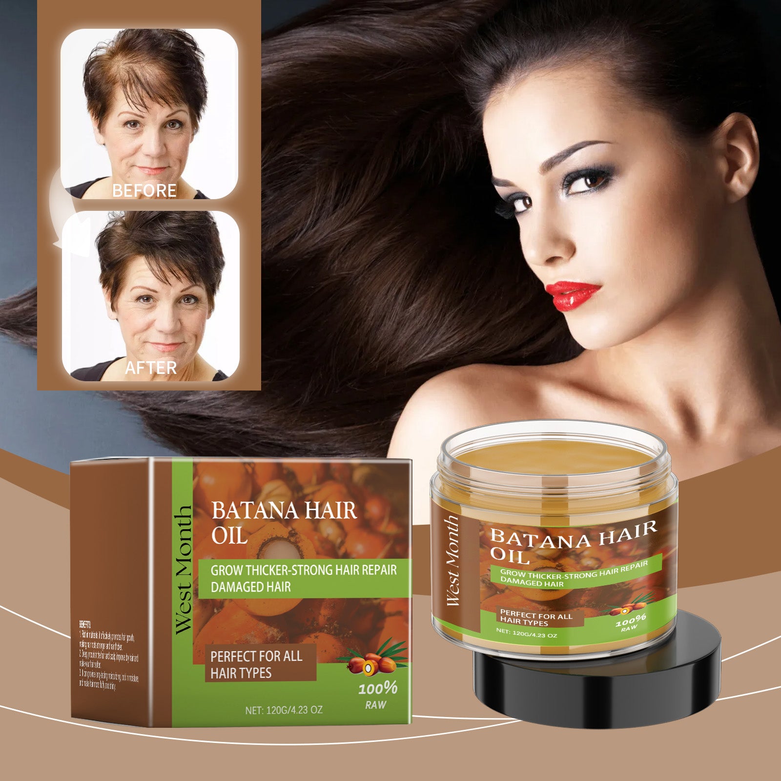 Batanami Hair Care Oil - Opaline Glam Beauty