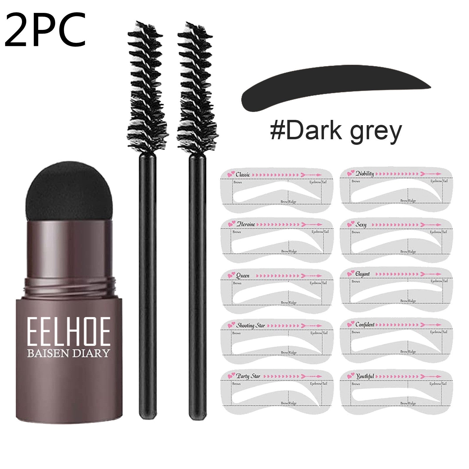Eyebrow Mold Set Makeup Powder - Opaline Glam Beauty
