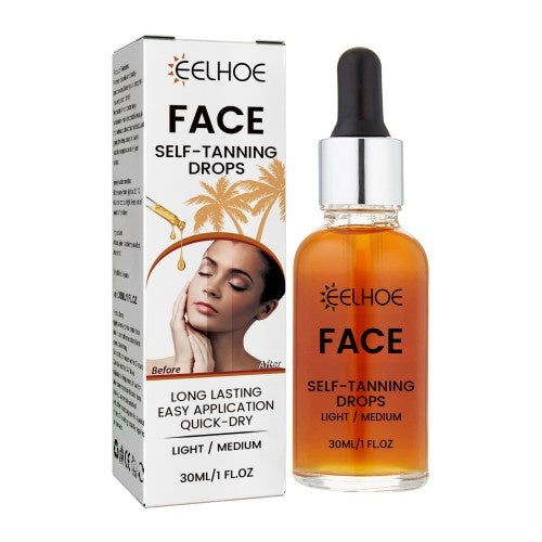 EELHOE Facial Tanning Essence For Achieving A Natural And Stylish Wheat Color - Opaline Glam Beauty