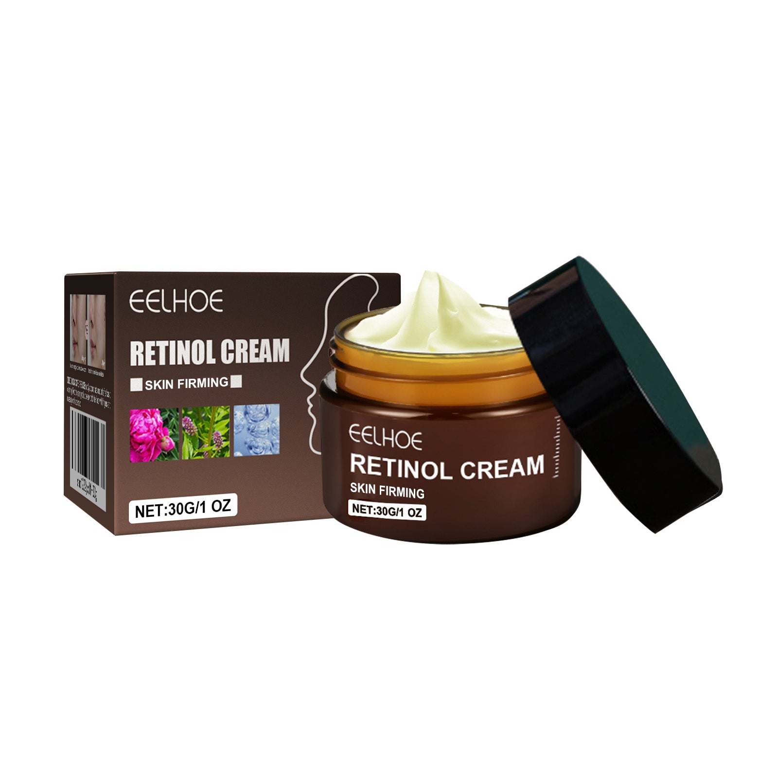 EELHOE Retinol Cream, Anti-Aging Firming Brightening Moisturizing - Opaline Glam Beauty