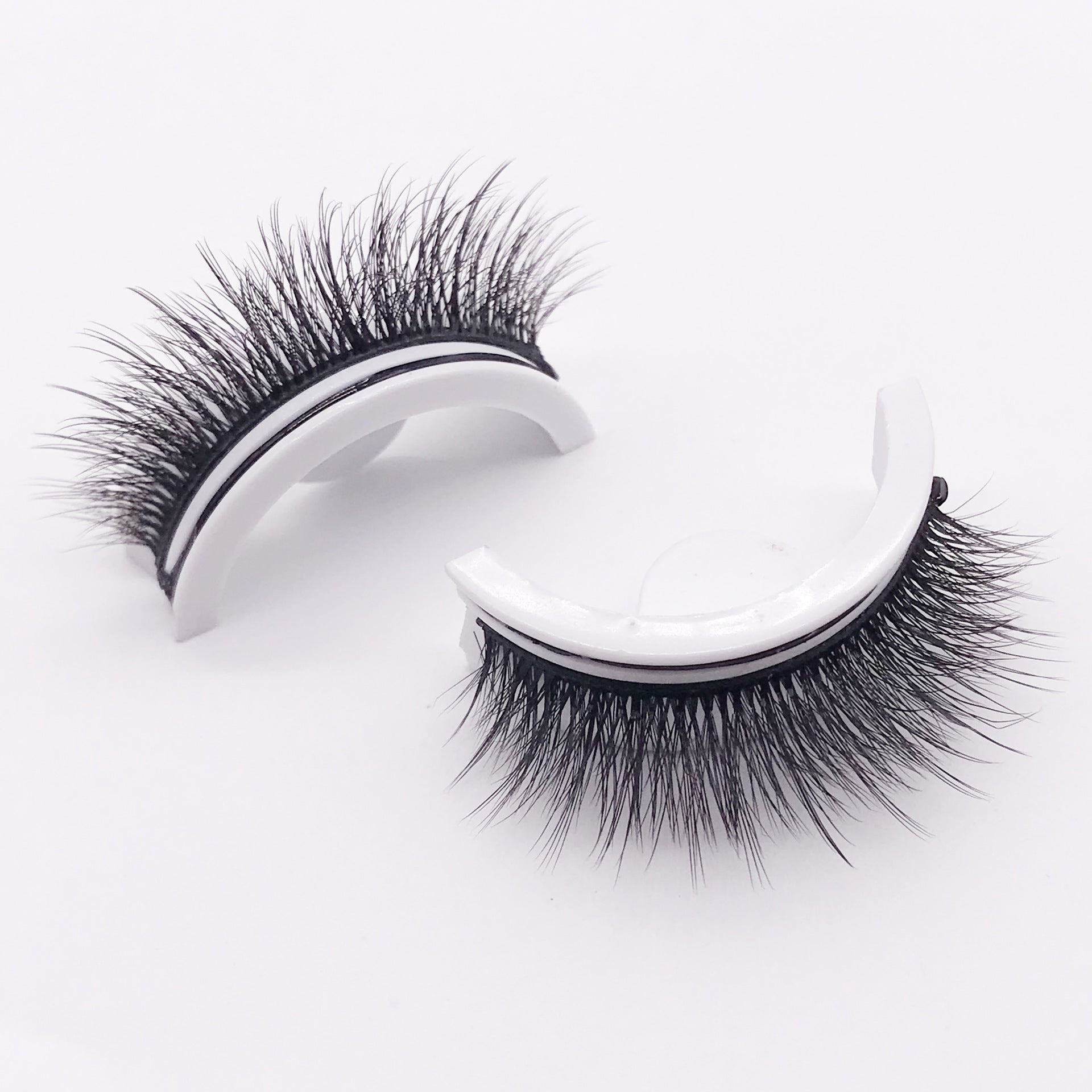 Reusable 3D Mink Lashes Natural False Eyelashes Self Adhesive - Opaline Glam Beauty
