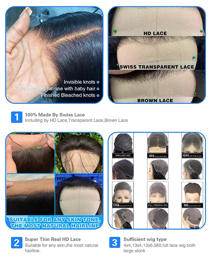 6x4 Transparent Lace Front Wig – Vietnamese Virgin Hair