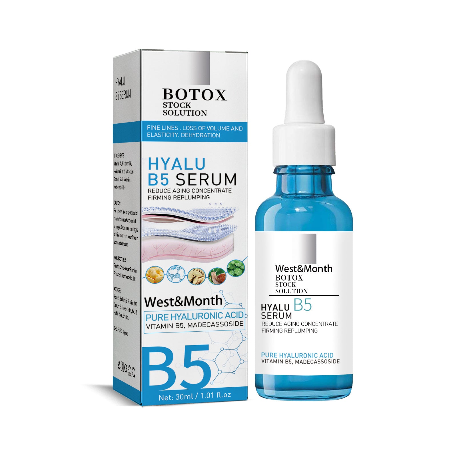 B5 Facial Serum Anti-Aging Moisturizing Serum - Opaline Glam Beauty