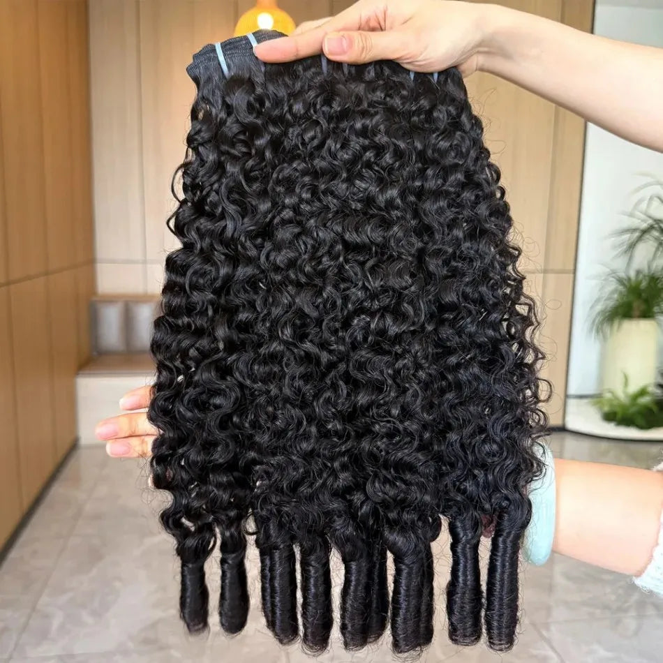 32" Burmese Virgin Curly Hair Bundles - Opaline Glam Beauty