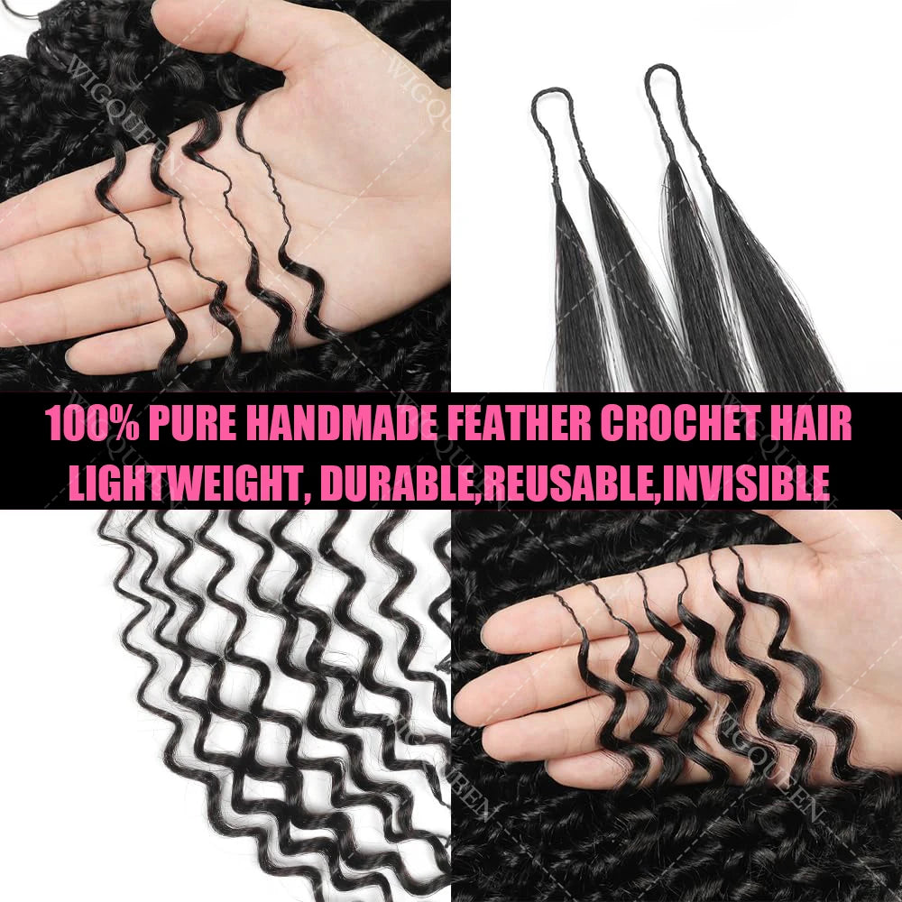 12A Honey Blonde Kinky Curly Crochet Hair - Opaline Glam Beauty
