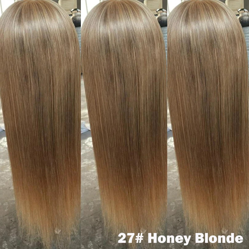 18 Inch Blunt Bob Full Lace Human Hair Wig – Silk Base, 180% Density - Opaline Glam Beauty