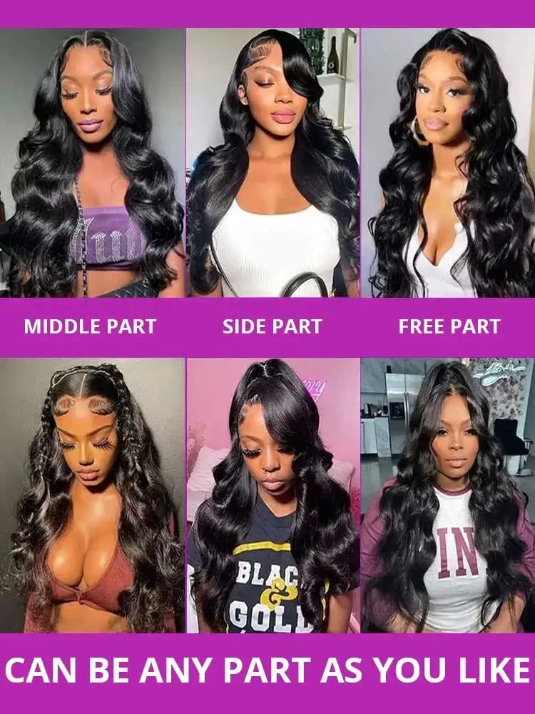 250% Density Raw Peruvian Body Wave Glueless HD Lace Wig - Opaline Glam Beauty