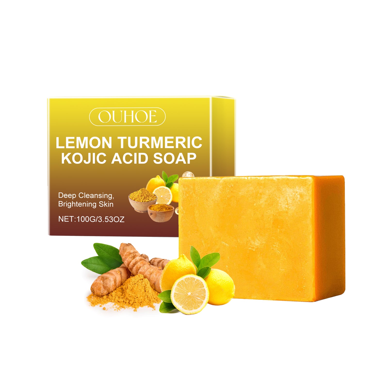 Lemon Turmeric Soap – Deep Cleanse & Brighten Skin