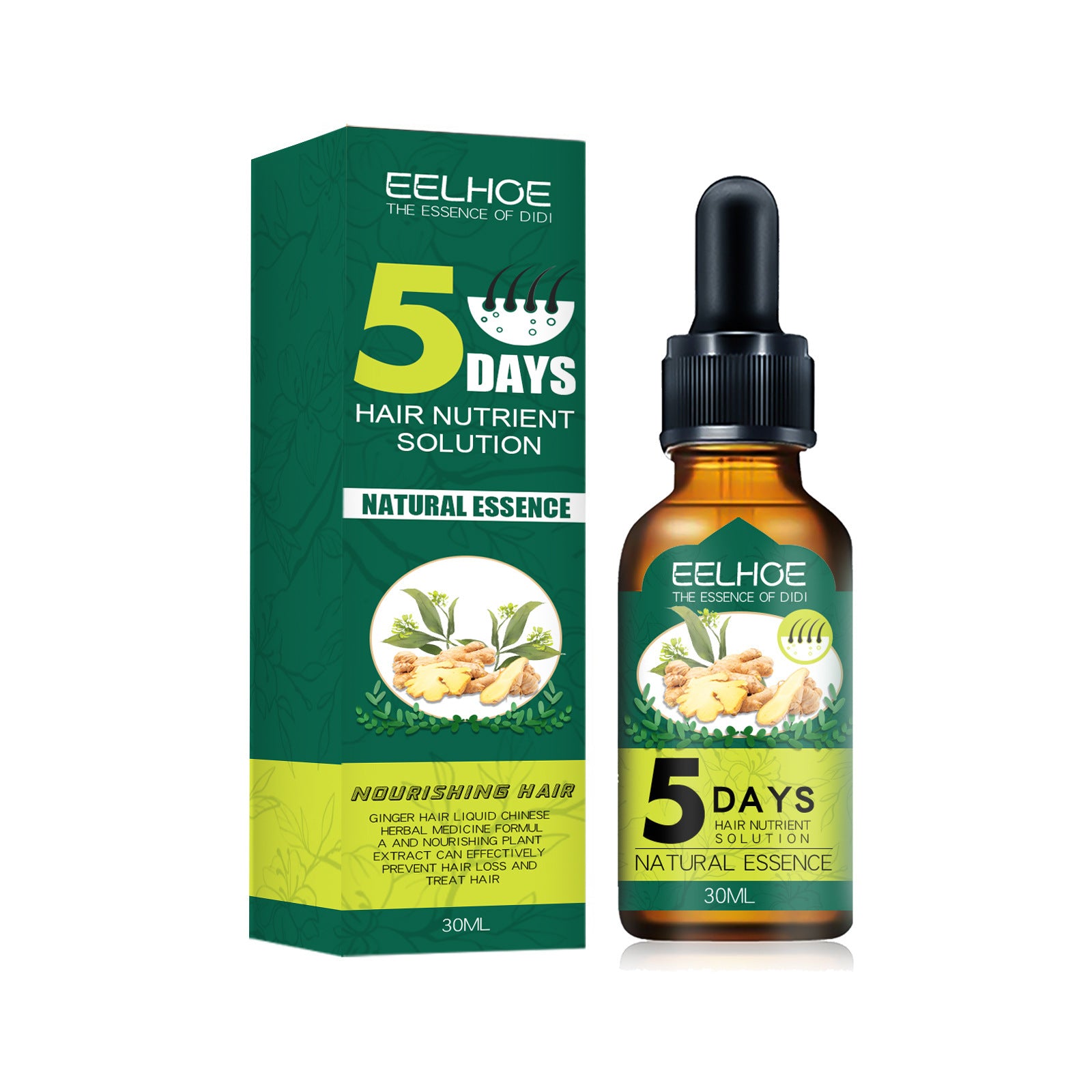 Eelhoe Ginger Hair Essential Oil. Eelhoe Ginger Hair Essential Oil - Opaline Glam Beauty