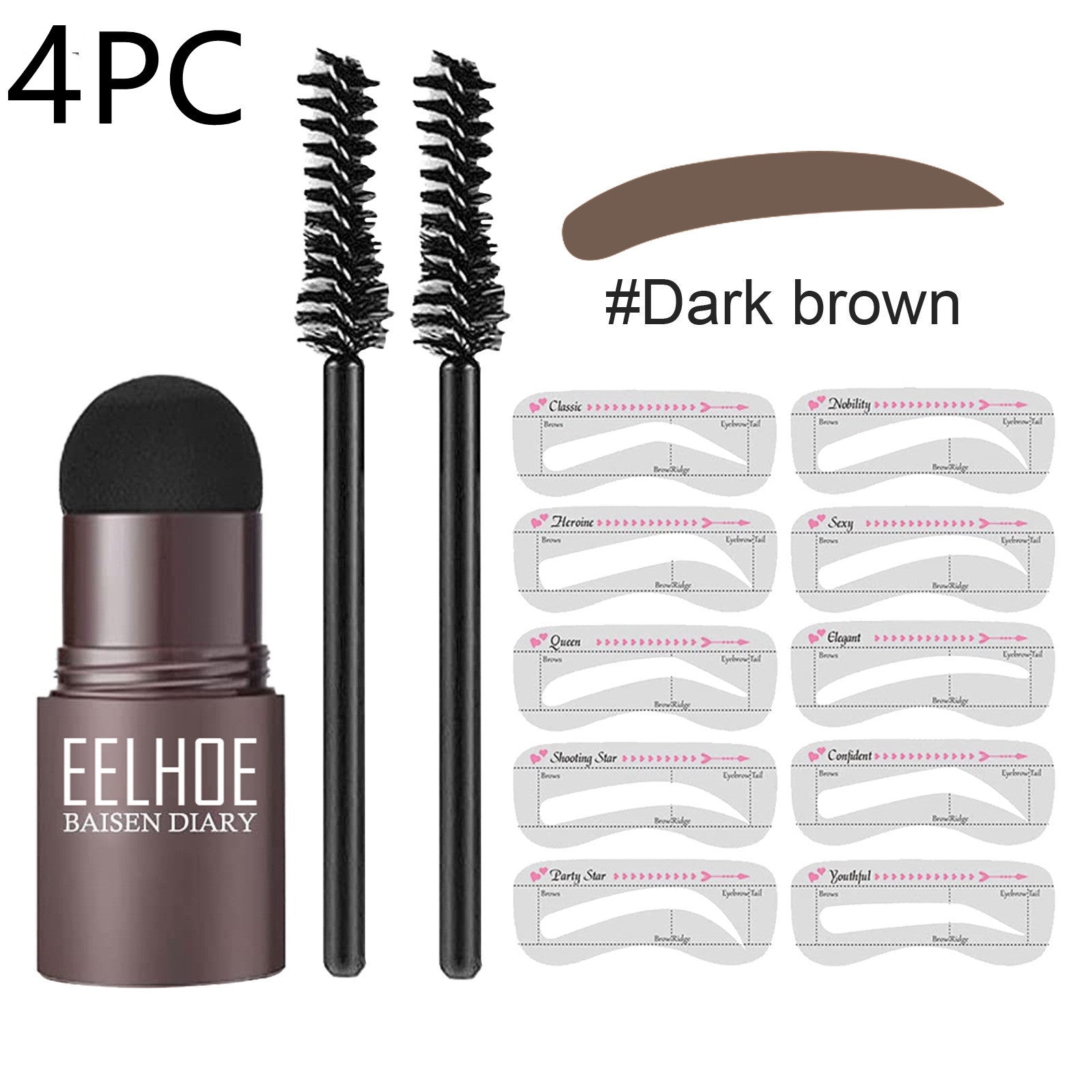 Eyebrow Mold Set Makeup Powder - Opaline Glam Beauty
