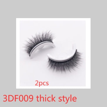 Reusable 3D Mink Lashes Natural False Eyelashes Self Adhesive - Opaline Glam Beauty