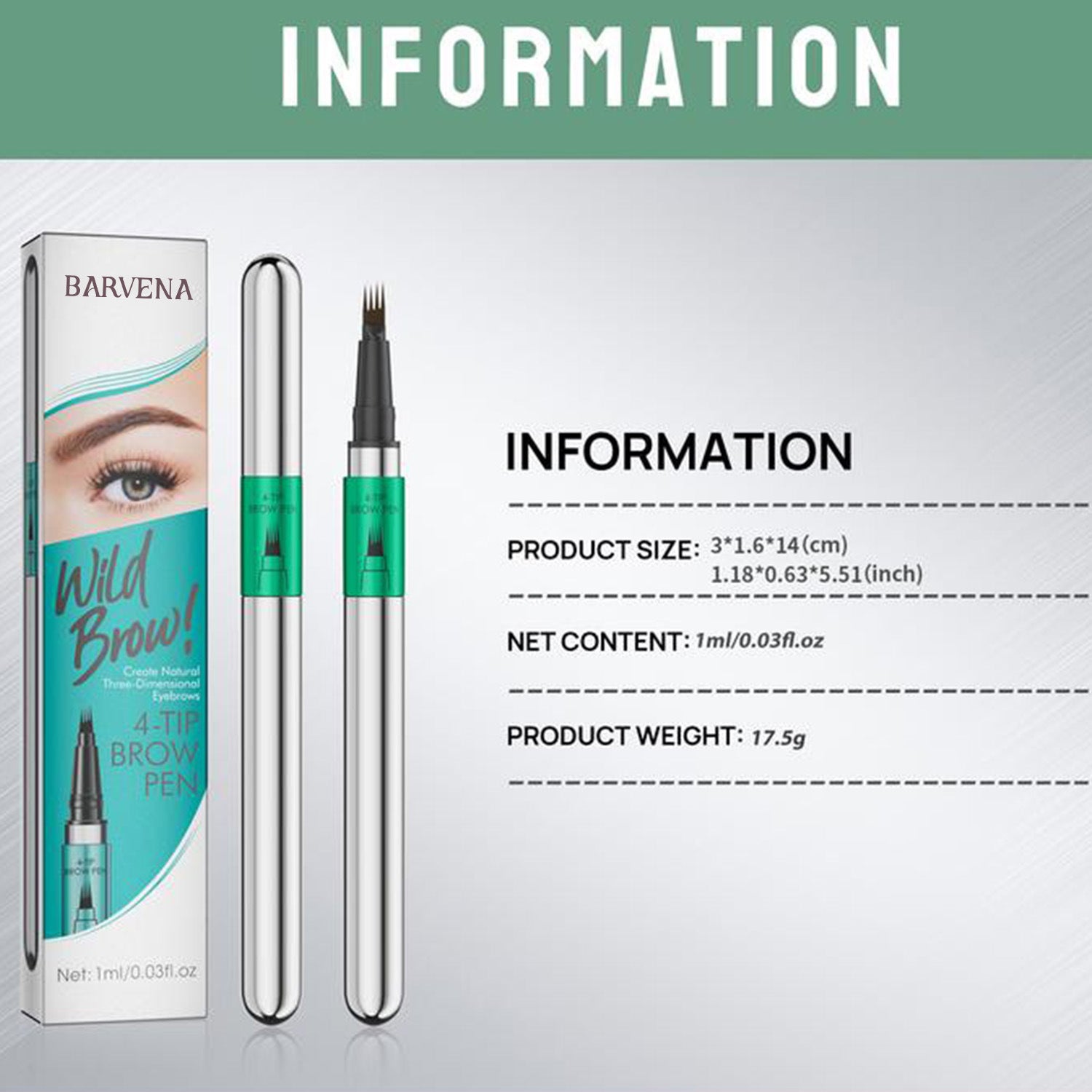 Four-claw Smudge-proof Wild Eyebrow Pencil