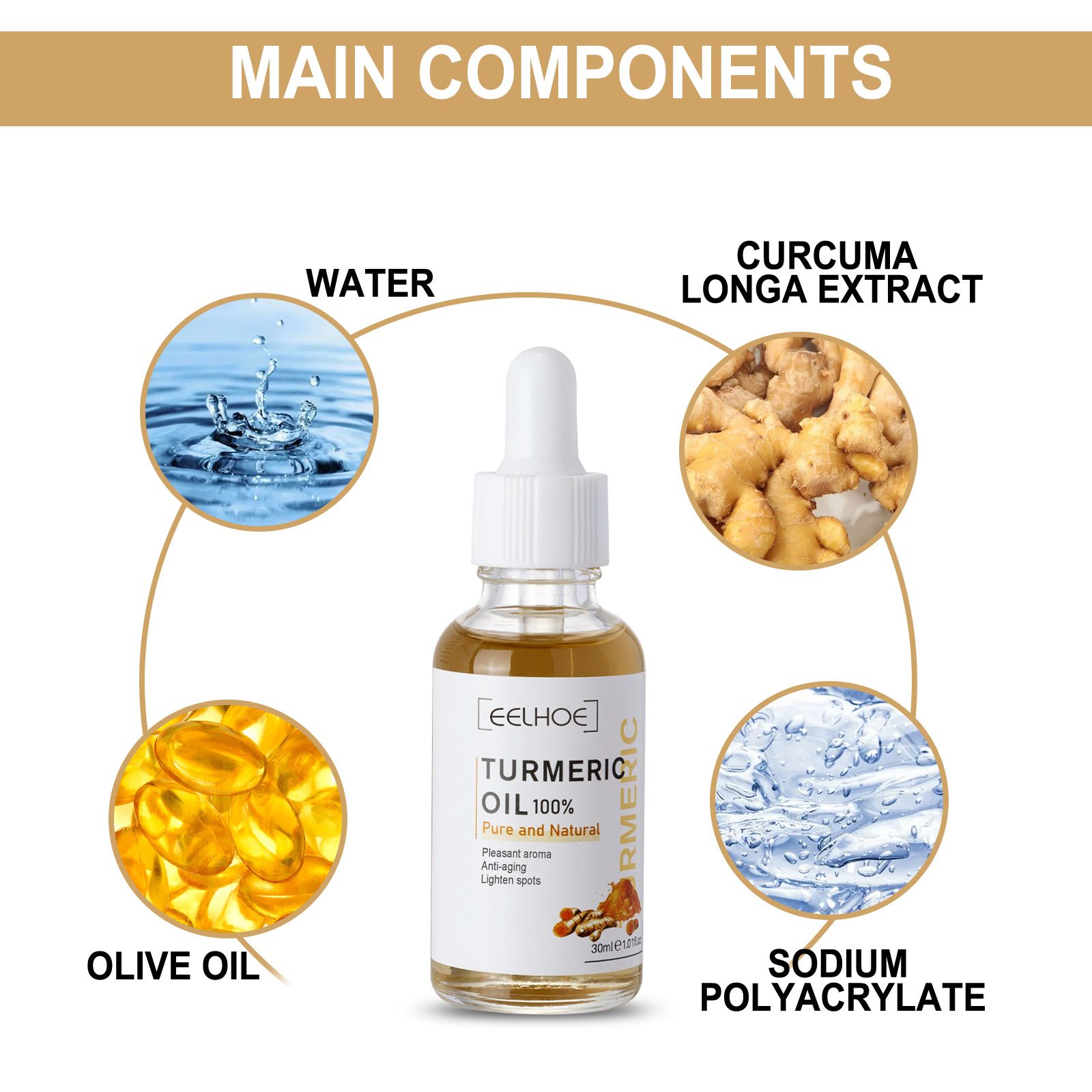 EELHOE Turmeric Dark Spot Correcting Serum - Opaline Glam Beauty