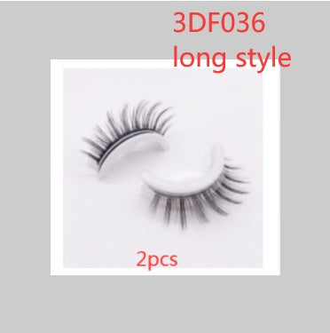 Reusable 3D Mink Lashes Natural False Eyelashes Self Adhesive - Opaline Glam Beauty