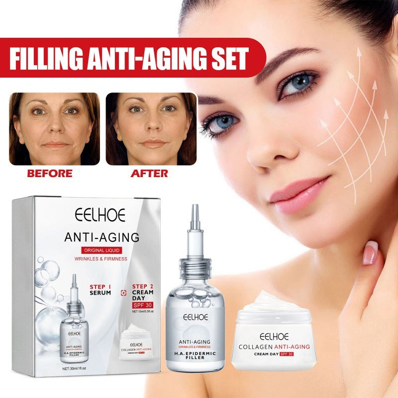 Filling Anti-wrinkle Suit Fading Wrinkle Moisturizing Anti-aging Skin Rejuvenation Firming Water BankCream - Opaline Glam Beauty