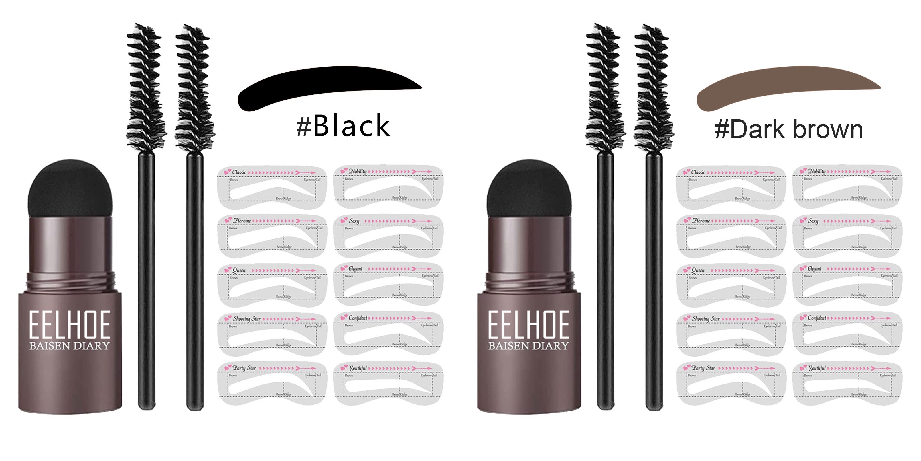 Eyebrow Mold Set Makeup Powder - Opaline Glam Beauty