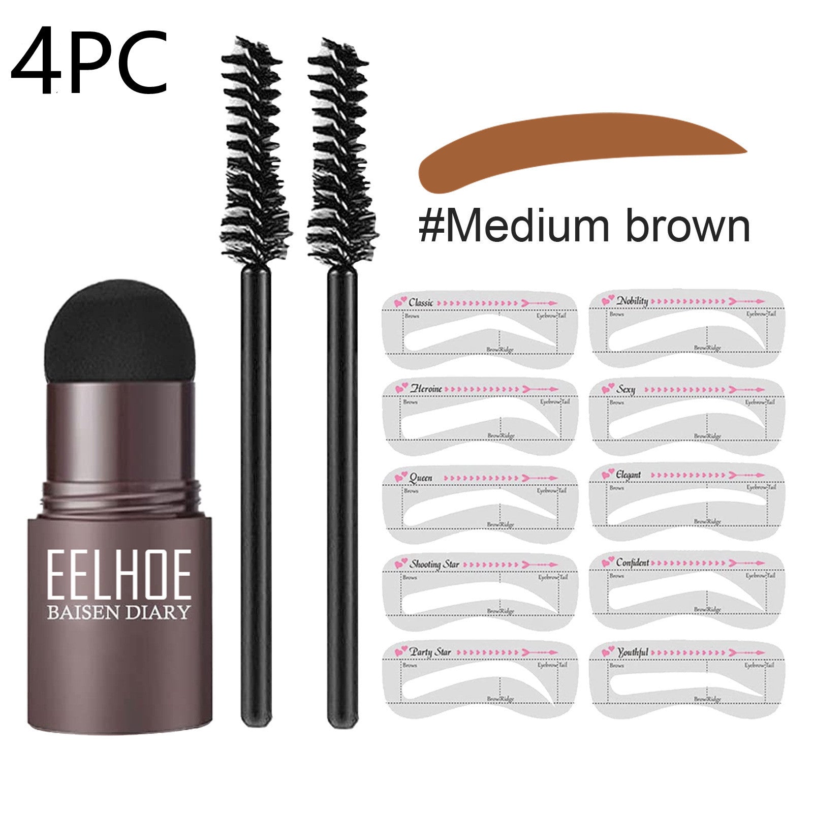 Eyebrow Mold Set Makeup Powder - Opaline Glam Beauty